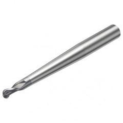 R216.42-12030-AP12G 1610 12mm 2 FL Solid Carbide Ball Nose End Mill w/Cylindrical Shank - Caliber Tooling