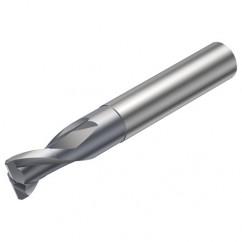 R216.22-12030DAI12G 1610 12mm 2 FL Solid Carbide End Mill - Corner Radius w/Cylindrical Shank - Caliber Tooling