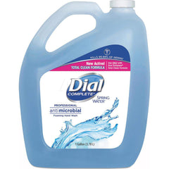 Hand Cleaner: 1 gal Bottle Foam, Blue, Spring Water Scent