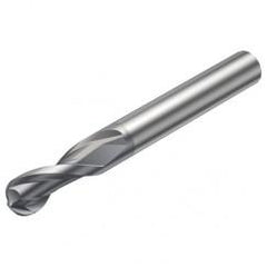 1B231-0953-XA 1620 9.53mm 2 FL Ballnose w/Cylindrical Shank - Caliber Tooling