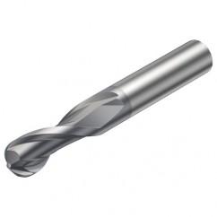 2B230-0600-NA N20C 6mm 2 FL Ballnose w/Cylindrical Shank - Caliber Tooling