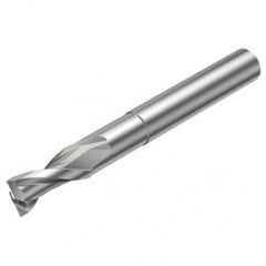 2P120-1000-NC H10F 10mm FL Straight Center Cut w/Cylindrical with Neck Shank - Caliber Tooling