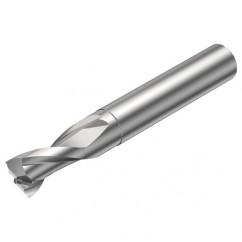 2P121-1000-NC H10F 10mm FL Straight Center Cut w/Cylindrical with Neck Shank - Caliber Tooling