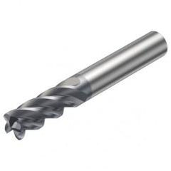 2S340-1600-300-MA 1640 16mm 4 FL Straight Corner Radius Center Cut w/Cylindrical Shank - Caliber Tooling