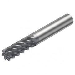 R215.24-04050BAC11H 1610 4mm 4 FL Solid Carbide End Mill - Corner Radius w/Cylindrical Shank - Caliber Tooling