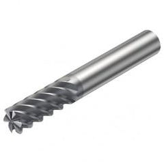 R215.35-05050-AC13L 1620 5mm 5 FL Solid Carbide End Mill - Corner Radius w/Cylindrical Shank - Caliber Tooling