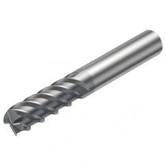 R215.H4-10050DAC03H 1610 10mm 4 FL Solid Carbide high feed End Mill w/Cylindrical Shank - Caliber Tooling