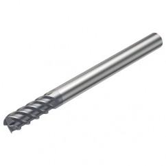 R215.H4-08050CAK02P 1620 8mm 4 FL Solid Carbide high feed End Mill w/Cylindrical Shank - Caliber Tooling