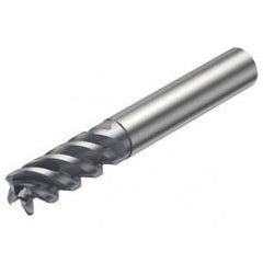 R216.24-12050GCC26P 1620 12mm 4 FL Solid Carbide End Mill - Corner Radius w/Cylindrical - Neck Shank - Caliber Tooling