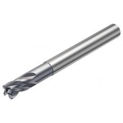 R216.24-12030BAJ12G 1610 12mm 4 FL Solid Carbide End Mill - Corner Radius w/Cylindrical Shank - Caliber Tooling