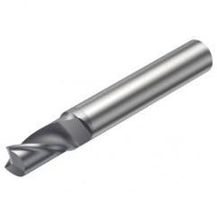 2P231-0800-NA 1630 8mm FL Straight Center Cut w/Cylindrical Shank - Caliber Tooling