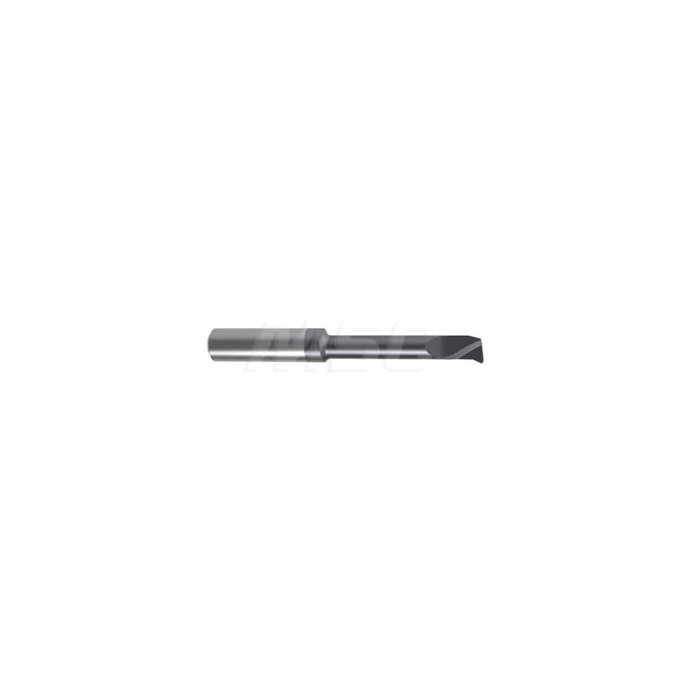 Internal Boring Bar: 0.2756″ Min Bore, 2.0472″ Max Depth, Left Hand Cut, Carbide 3.0315″ OAL, 0.0079″ Corner Radius