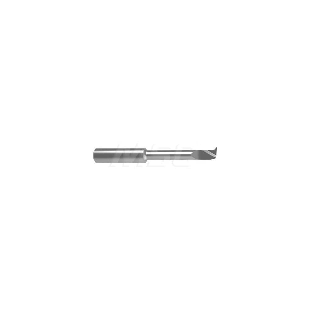 Internal Boring Bar: 0.2756″ Min Bore, 0.6693″ Max Depth, Right Hand Cut, Carbide 1.6535″ OAL, 0.0039″ Corner Radius