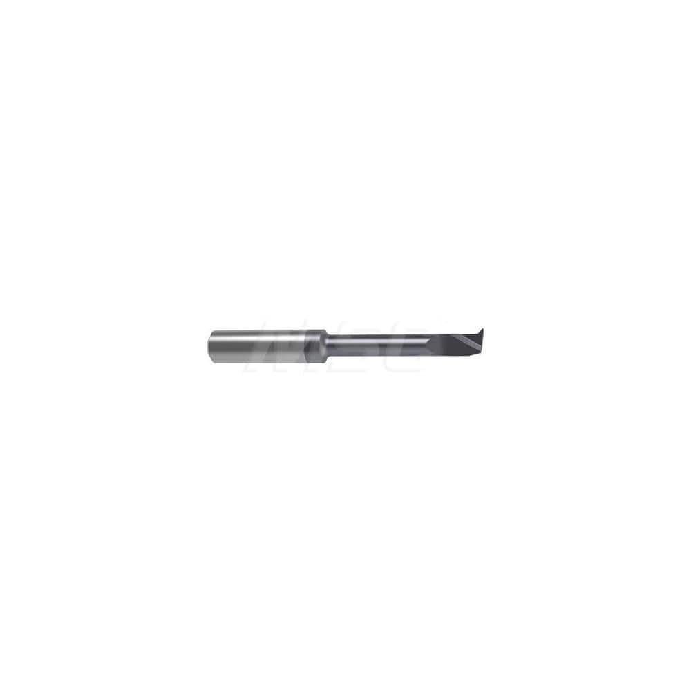 Internal Boring Bar: 0.2756″ Min Bore, 1.063″ Max Depth, Right Hand Cut, Carbide 2.0472″ OAL, 0.0079″ Corner Radius