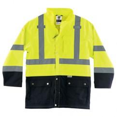 8365BK XL LIM/BLK FRONT RAIN JACKET - Caliber Tooling