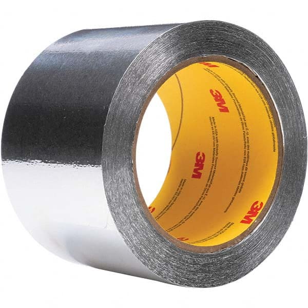 3M - 60 Yd x 1000mm x 4.6 mil Silver Aluminum Foil Tape - Caliber Tooling