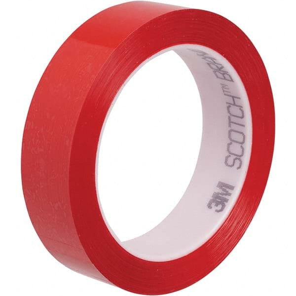 3M - 72 Yd x 1-1/2" Red Polyester Film Tape - Caliber Tooling