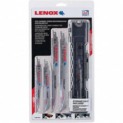 Lenox - Reciprocating Saw Blade Sets Blade Material: Carbide Tipped Minimum Blade Length (Inch): 6 - Caliber Tooling