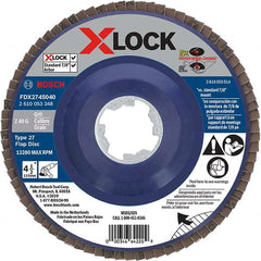 Bosch - Flap Discs Abrasive Type: Coated Flap Disc Type: Type 27 - Caliber Tooling