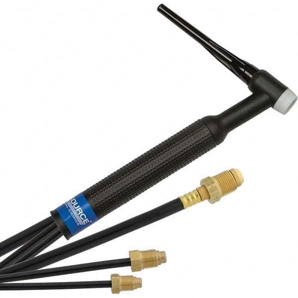 PRO-SOURCE - 350 Amp 25' Rubber Outfit 18F Water Cooled TIG Welding Torch Kit - Caliber Tooling