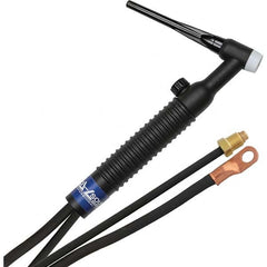 PRO-SOURCE - 200 Amp 12-1/2' Rubber Outfit 26FV Air Cooled TIG Welding Torch Kit - Caliber Tooling