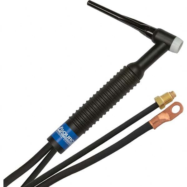 PRO-SOURCE - 200 Amp 25' Rubber Outfit 26F Air Cooled TIG Welding Torch Kit - Caliber Tooling