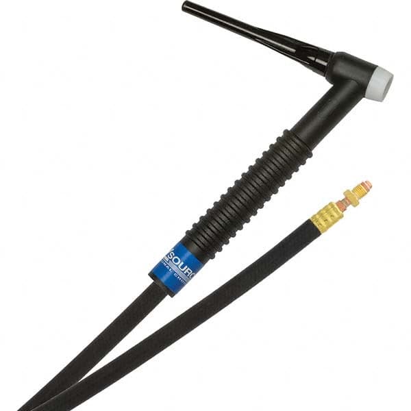 PRO-SOURCE - 150 Amp 25' Rubber Outfit 17F Air Cooled TIG Welding Torch Kit - Caliber Tooling