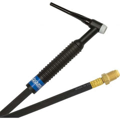 PRO-SOURCE - 200 Amp 12-1/2' Rubber Outfit 26F Air Cooled TIG Welding Torch Kit - Caliber Tooling