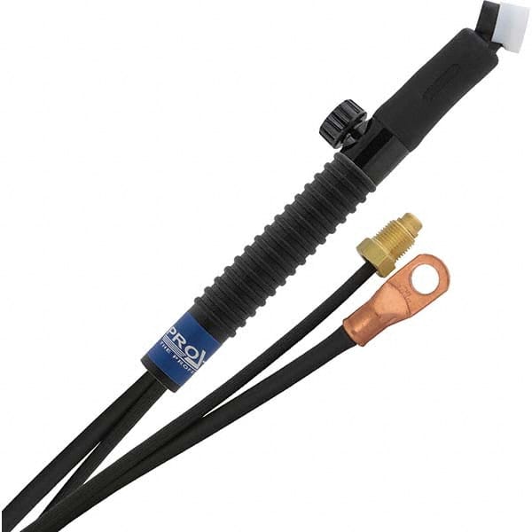 PRO-SOURCE - 80 Amp 25' Rubber Outfit 24FVMT Air Cooled TIG Welding Torch Kit - Caliber Tooling