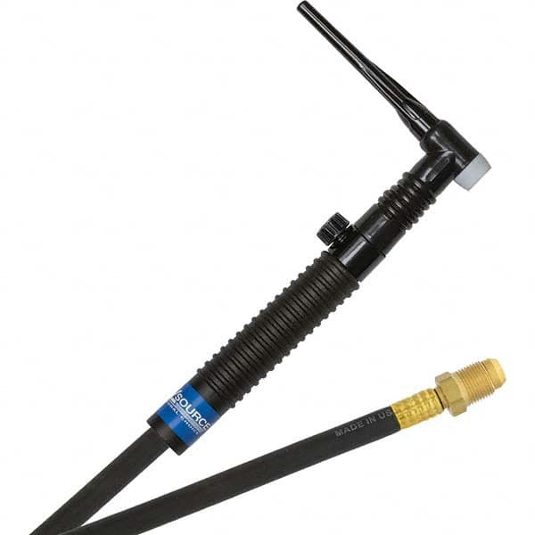 PRO-SOURCE - 200 Amp 25' Rubber Outfit 26FVMT Air Cooled TIG Welding Torch Kit - Caliber Tooling