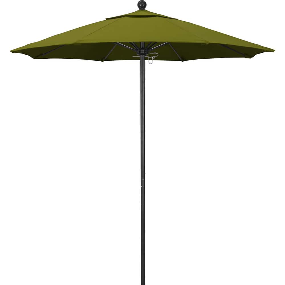 Patio Umbrellas; Diameter (Feet): 7.5; Height (Feet): 8.000; Fabric Color: Ginkgo; Base Included: No; Canopy Fabric: Pacifica; Fade Resistant: Yes; Additional Information: Push Lift; Frame Material: Aluminum