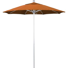 Patio Umbrellas; Diameter (Feet): 7.5; Height (Feet): 8.000; Fabric Color: tuscan; Base Included: No; Canopy Fabric: Pacifica; Fade Resistant: Yes; Additional Information: Push Lift; Frame Material: Aluminum