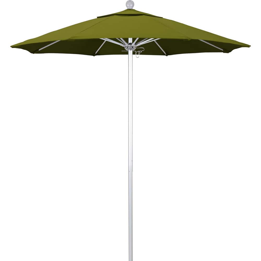 Patio Umbrellas; Diameter (Feet): 7.5; Height (Feet): 8.000; Fabric Color: Ginkgo; Base Included: No; Canopy Fabric: Pacifica; Fade Resistant: Yes; Additional Information: Push Lift; Frame Material: Aluminum