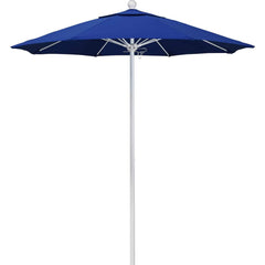 Patio Umbrellas; Diameter (Feet): 7.5; Height (Feet): 8.000; Fabric Color: Pacific Blue; Base Included: No; Canopy Fabric: Pacifica; Fade Resistant: Yes; Additional Information: Push Lift; Frame Material: Aluminum