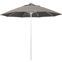 Patio Umbrellas; Diameter (Feet): 9; Height (Feet): 8.583; Fabric Color: Taupe; Base Included: No; Canopy Fabric: Pacifica; Fade Resistant: Yes; Additional Information: Push Lift; Frame Material: Aluminum