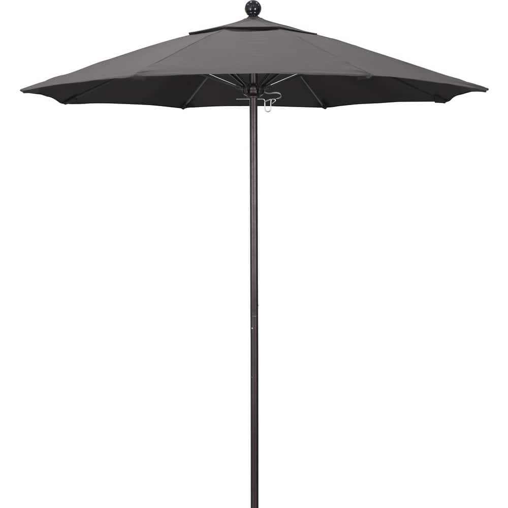 Patio Umbrellas; Diameter (Feet): 7.5; Height (Feet): 8.000; Fabric Color: Taupe; Base Included: No; Canopy Fabric: Pacifica; Fade Resistant: Yes; Additional Information: Push Lift; Frame Material: Aluminum