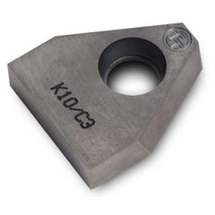 Grooving Insert: TGUX K10, Solid Carbide Uncoated, Neutral, 0.598″ Cutting Width, Series TGUX