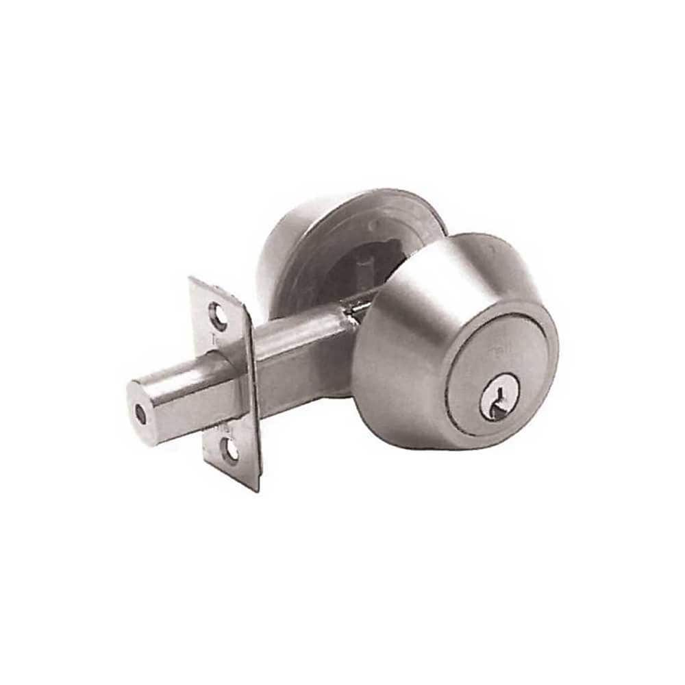 Deadbolts; Type: Double Cylinder; Key Type: Keyed Alike; Lock Type: Double Cylinder; Mount Type: Through Hole; Finish/Coating: Satin Stainless Steel; Material: Steel; Minimum Door Thickness: 1.375 in; Maximum Door Thickness: 1.75 in; Lockset Grade: Grade