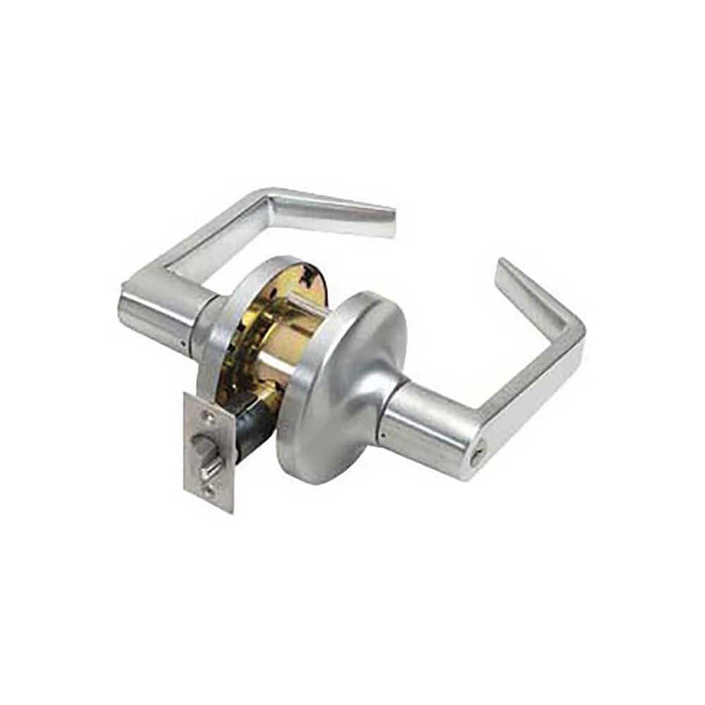 Lever Locksets; Type: Entry; Key Type: Keyed Different; Strike Type: ASA Strike; Finish/Coating: Satin Chrome; Material: Steel; Material: Steel; Door Thickness: 1-3/8-2; Backset: 2.75; Lockset Grade: Grade 1; Cylinder Type: SFIC Less Core; Minimum Order Q