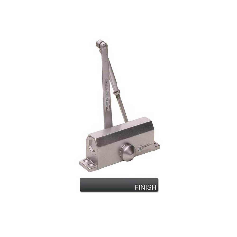 400 Door Closer Damper: 187 lb Load Capacity Aluminum, Duranodic Finish, Reversible