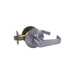 Lever Locksets; Type: Privacy; Key Type: Keyless; Strike Type: ASA Strike; Finish/Coating: Satin Chrome; Material: Brass/Zinc; Material: Brass/Zinc; Door Thickness: 1-3/4-2; Backset: 2.75; Lockset Grade: Grade 2; Cylinder Type: None; Minimum Order Quantit