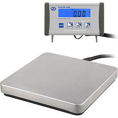 Shipping & Receiving Platform & Bench Scales; System Of Measurement: pounds; kilograms; grams; Display Type: Backlit; Digital LCD; Capacity (Lb.): 60.000; Capacity (kg): 60.000; Capacity: 60.000; Calibration: Digital; Graduation: 0.0200; Graduation: 0.020