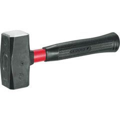 Sledge Hammer: 4.409 lb Head, 300″ OAL Steel Head, Fiberglass Handle