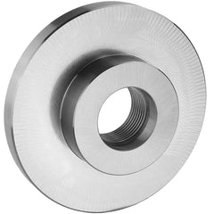 Lathe Chuck Adapter Back Plates; Nominal Chuck Size: 12 in; Mount Type:  Threaded Mount: 2-3/8 - 6; Spindle Nose Type: Threaded; Chuck Compatibility: 1-203-1200; 1-106-1200; 1-107-1200; 1-302-1200; 1-105-1200; 1-202-1200; 1-201-1200; 1-205-1200; 1-301-120