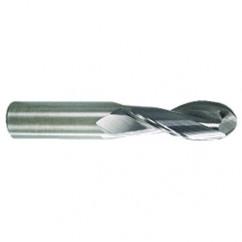 3/8 TuffCut AL 2 Fl Ctr Cut Ball Al End Mill - Caliber Tooling