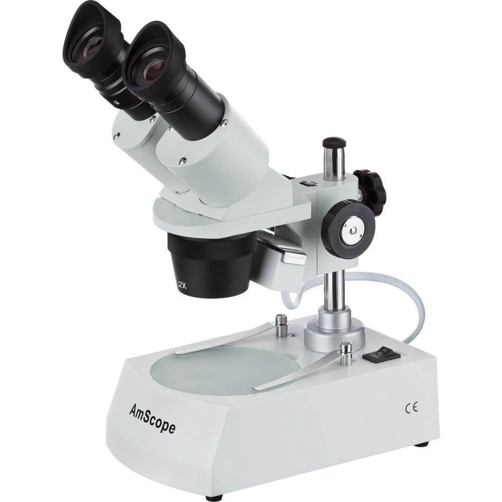 Microscopes; Microscope Type: Stereo; Eyepiece Type: Binocular; Image Direction: Upright; Eyepiece Magnification: 10x; Maximum Magnification: 40x