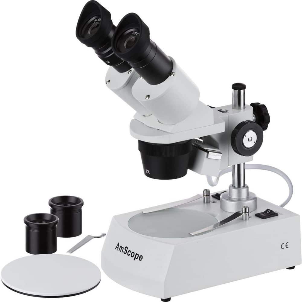 Microscopes; Microscope Type: Stereo; Eyepiece Type: Binocular; Image Direction: Upright; Eyepiece Magnification: 10x; Maximum Magnification: 10x