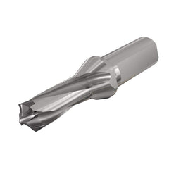 Replaceable Tip Drill: 0.472 to 0.488'' Drill Dia, 0.816″ Max Depth, 0.625'' Flatted Shank Uses H3P Inserts, 3.58″ OAL, Through Coolant