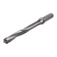 Replaceable Tip Drill: 19 to 19.9 mm Drill Dia, 156.1 mm Max Depth, 25 mm Straight-Cylindrical Shank Uses H3P Inserts, 247.4 mm OAL, Through Coolant