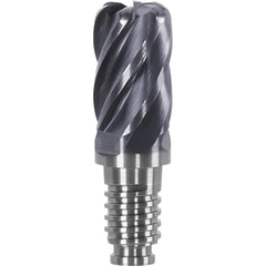 Corner Radius & Corner Chamfer End Mill Heads; Connection Type: Duo-Lock 20; Centercutting: Yes; Flute Type: Helical; Series: Haimer Mill; Number Of Flutes: 10; Overall Length: 1.57